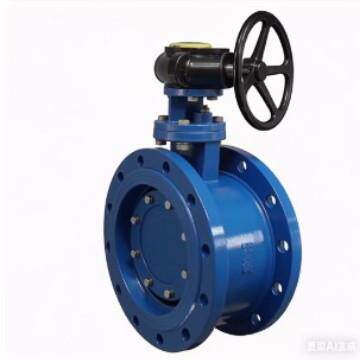 双偏心法兰蝶阀手动涡轮蝶阀D342X-16q球墨铸铁