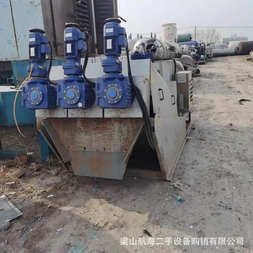 供应叠螺式污泥脱水机污水处理一体化固液分离浓缩泥不锈钢叠螺机