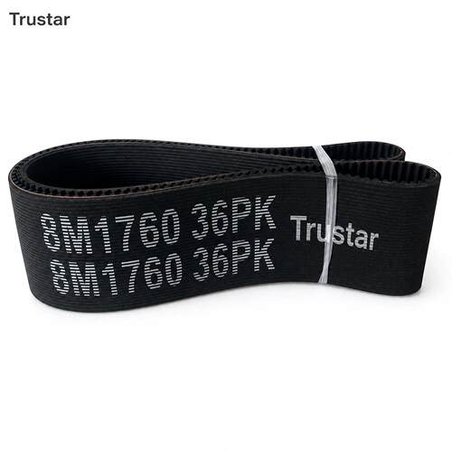Trustar面粉机传动皮带 8M1760 36PK 面粉加工设备同步带工业皮带