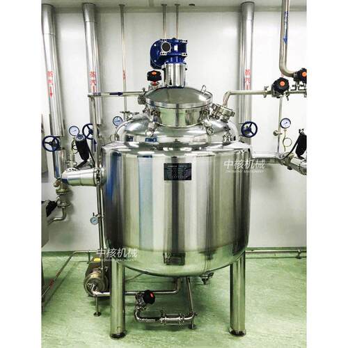 中核机械不锈钢电加热搅拌PZ-1000配料浓配稀配卫生级