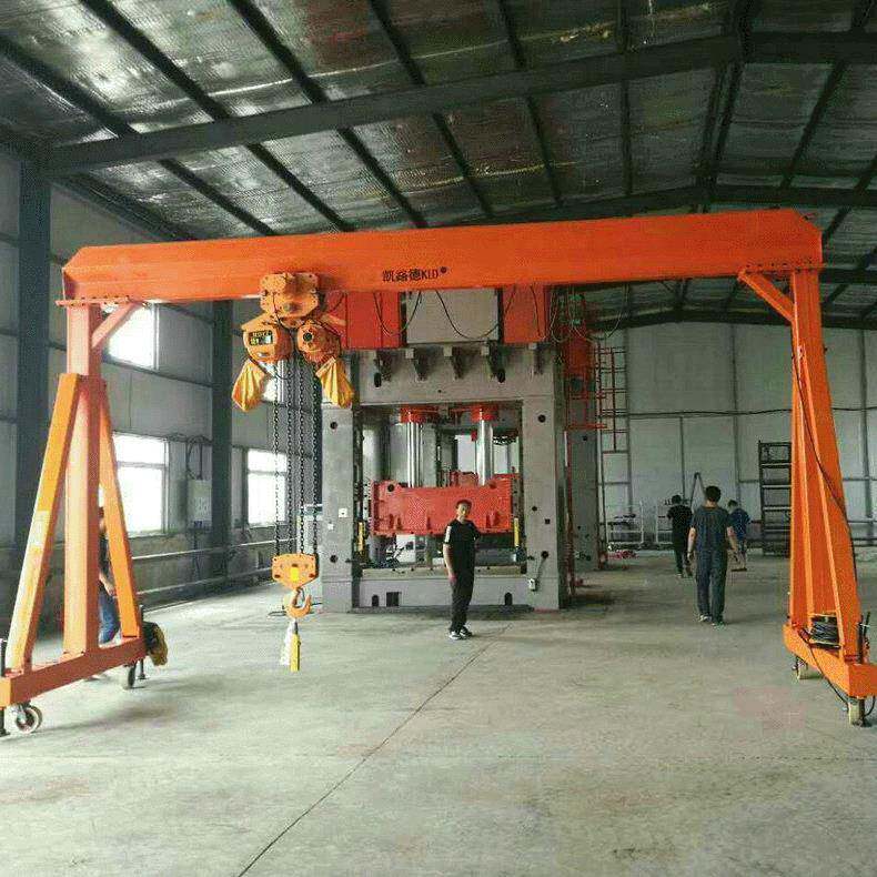 起重机手动梁龙门吊花架式轨道手摇定制吊车轻型