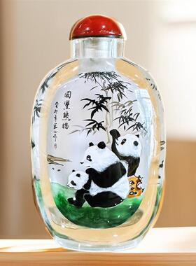 新品上架内画鼻烟壶非遗手工艺中国风出国礼品送老外特色定制礼品