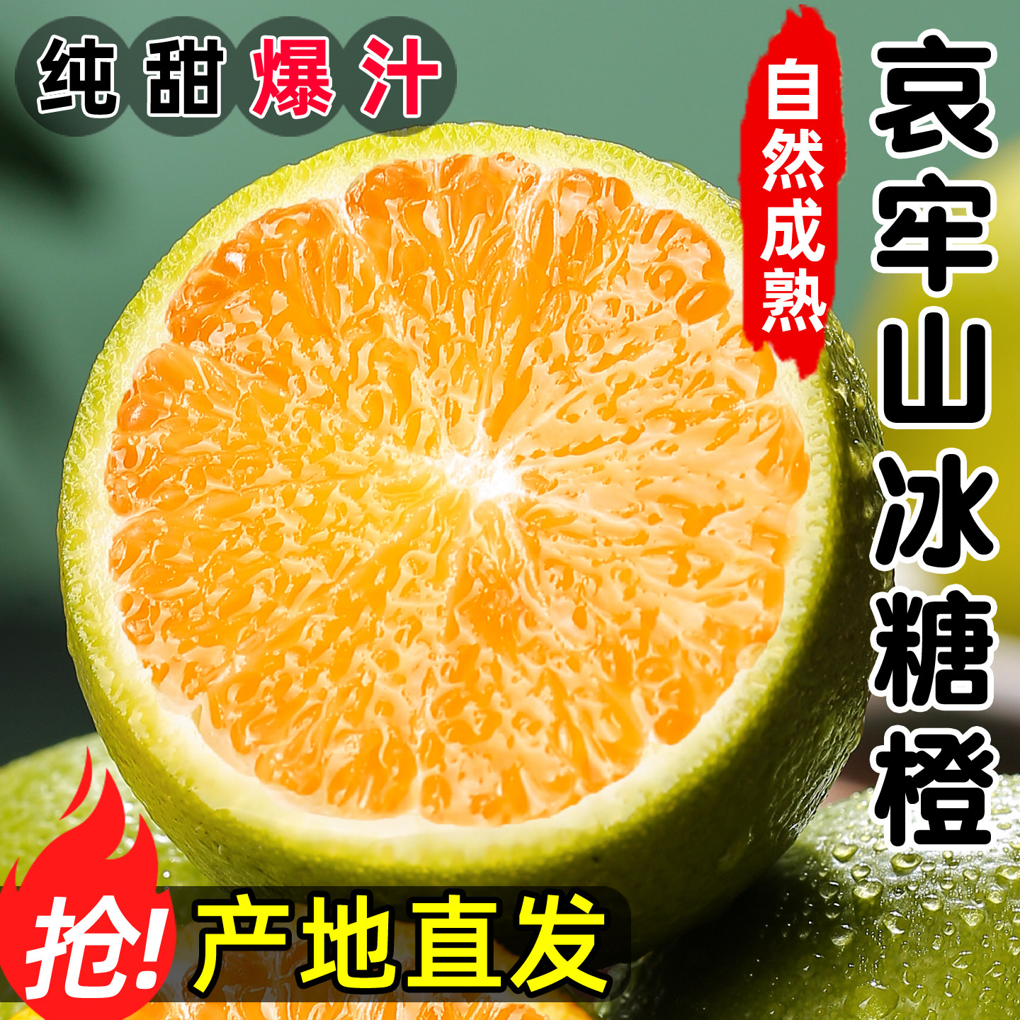 云南哀牢山冰糖橙9斤现摘包邮