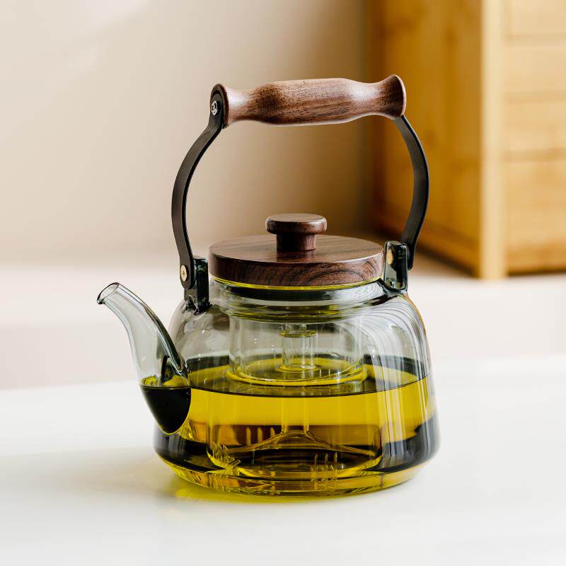 玻璃煮茶壶耐热高温可明火烧水壶泡茶壶茶水分离蒸煮一体