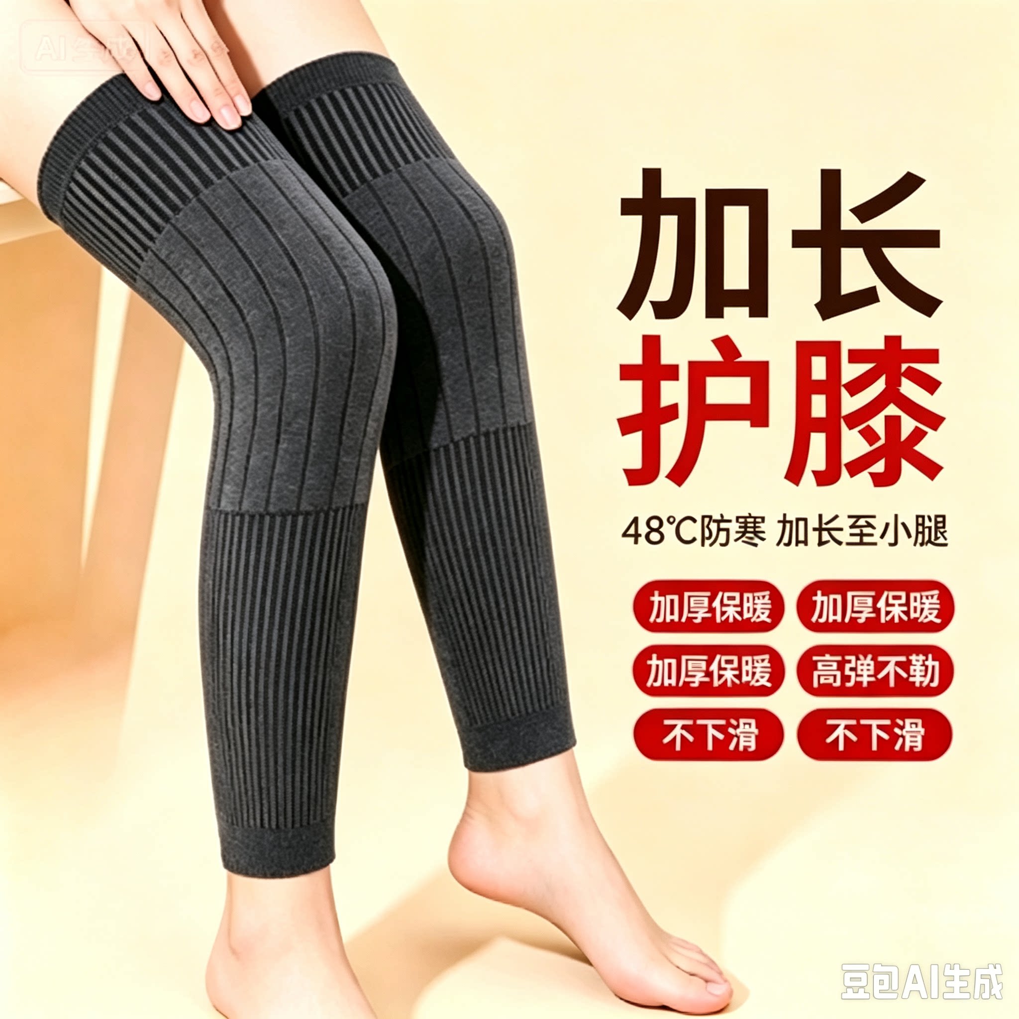 【下单立减50】保暖护膝加厚护腿护膝盖套秋冬男女通用款护膝MD