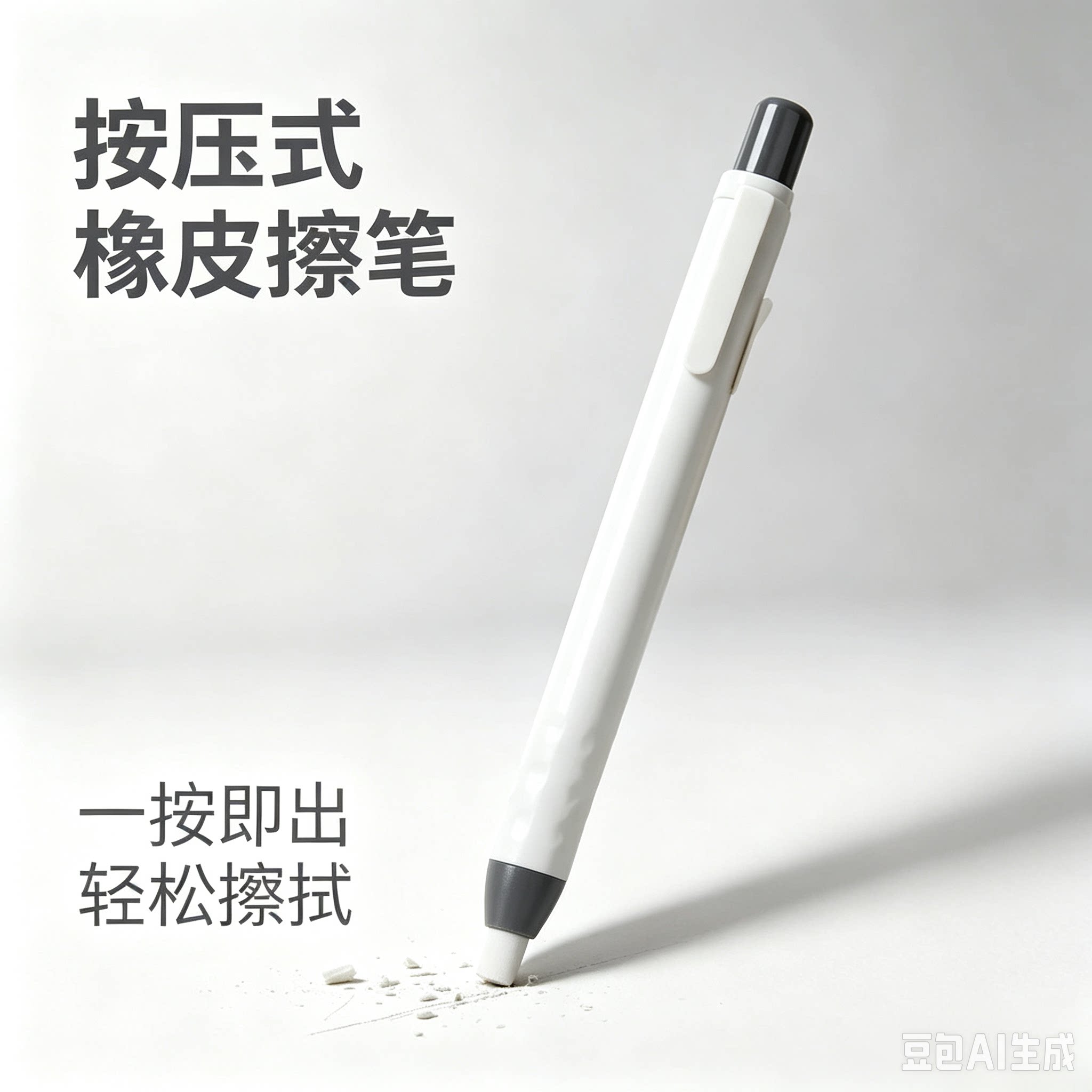 【老师推荐】按动磨砂橡皮笔多种字迹修改擦除学生橡皮擦笔HQ2