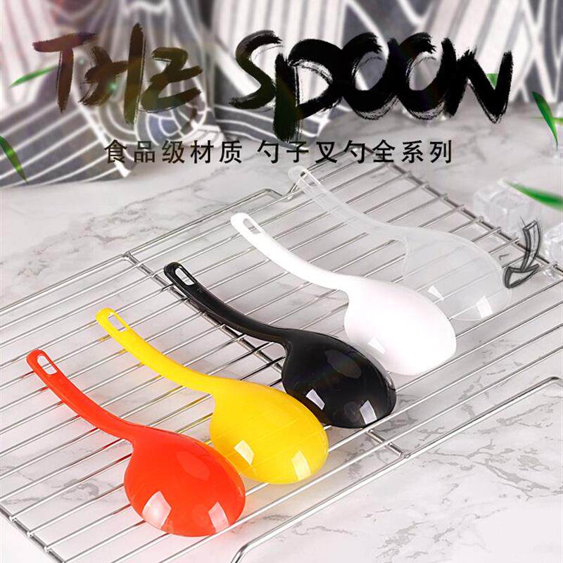 双梓兴一次性加厚大公勺外卖汤火锅水煮公用长柄勺子