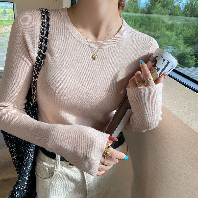 灰色圆领内搭衣女2026早