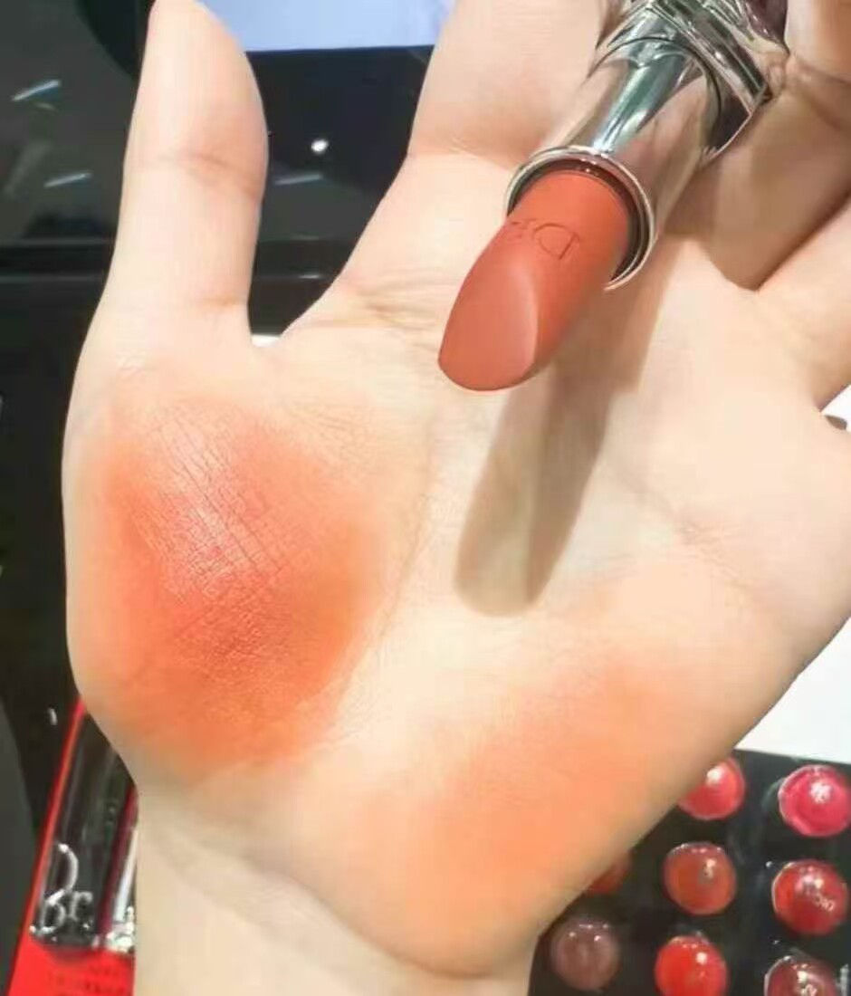温柔气质的焦糖南瓜色!D*烈焰蓝金314哑光泰式白桃奶茶橘色显白