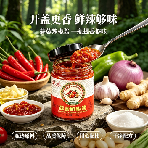 飘牌哈瓦那风味蒜蓉辣椒酱下饭