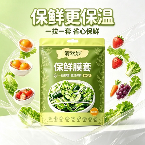 清欢妙一次性保鲜膜套加厚加大款