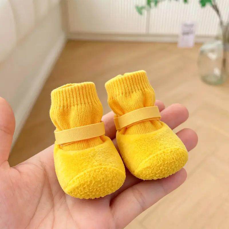 狗狗鞋子柔软防水防滑泰迪博美中小型犬不脚套户外宠物袜子狗