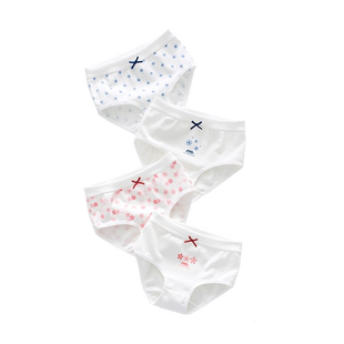 女童内裤纯棉不夹屁屁儿童三角短裤宝宝中大童小孩女宝裤衩秋冬款