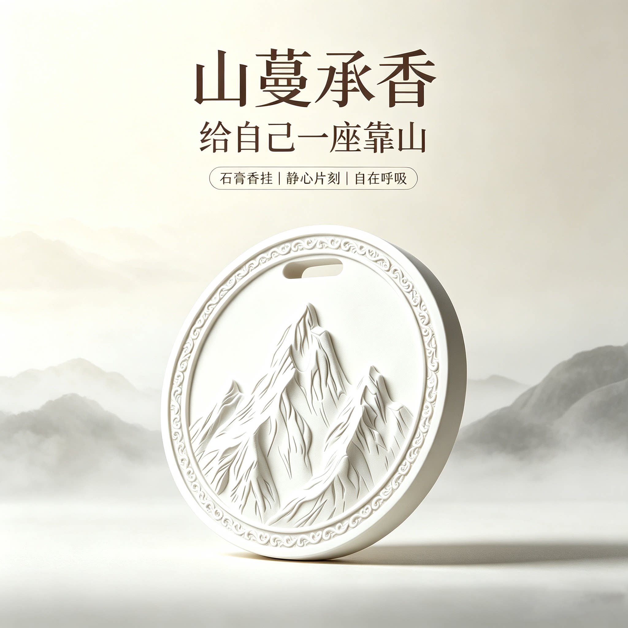 白垚闲情衣柜石膏香片栀子花檀香