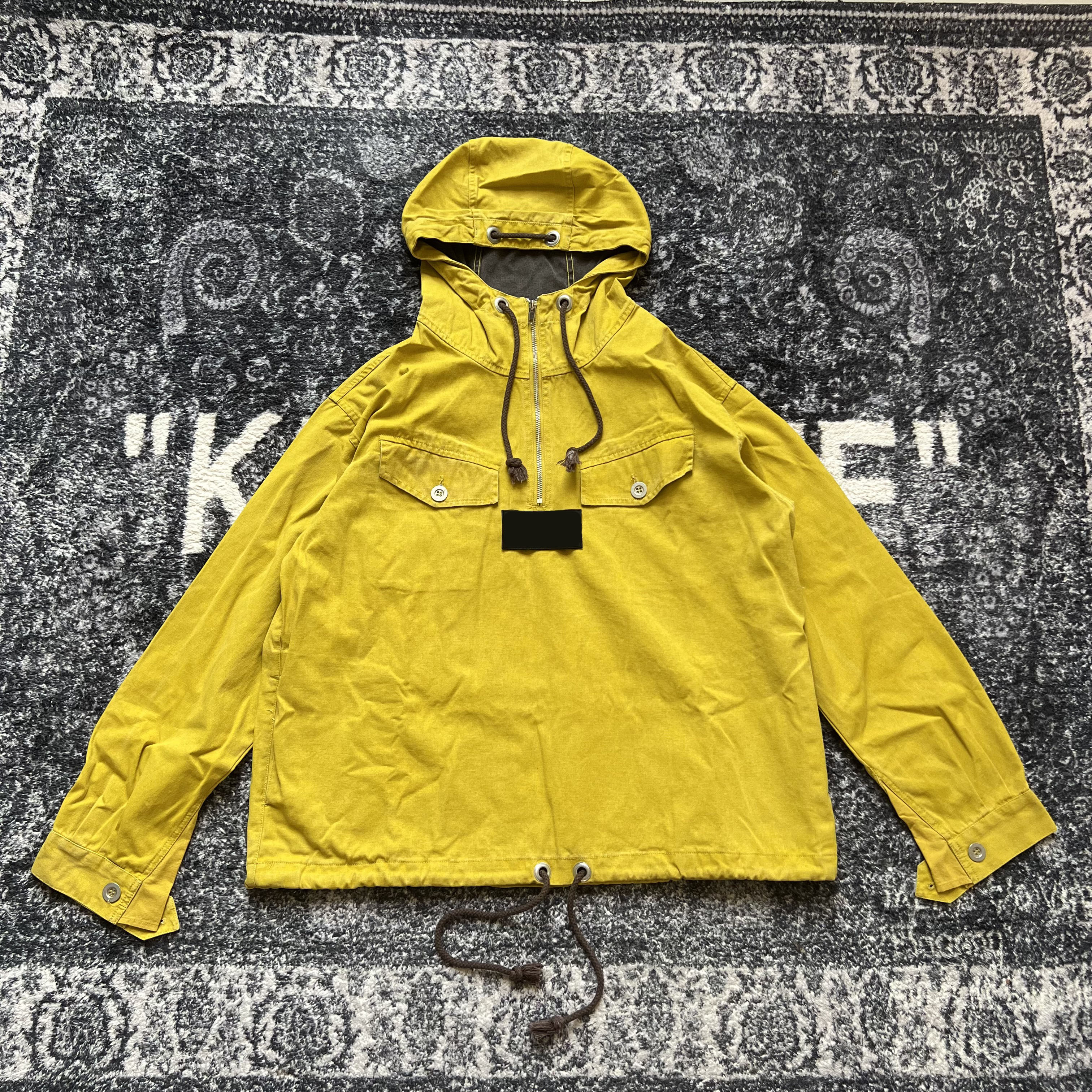 thumbnail for YS Independent Hooded Multicolor Jacket, Distressed Washed Unisex Couple Matching INS Style