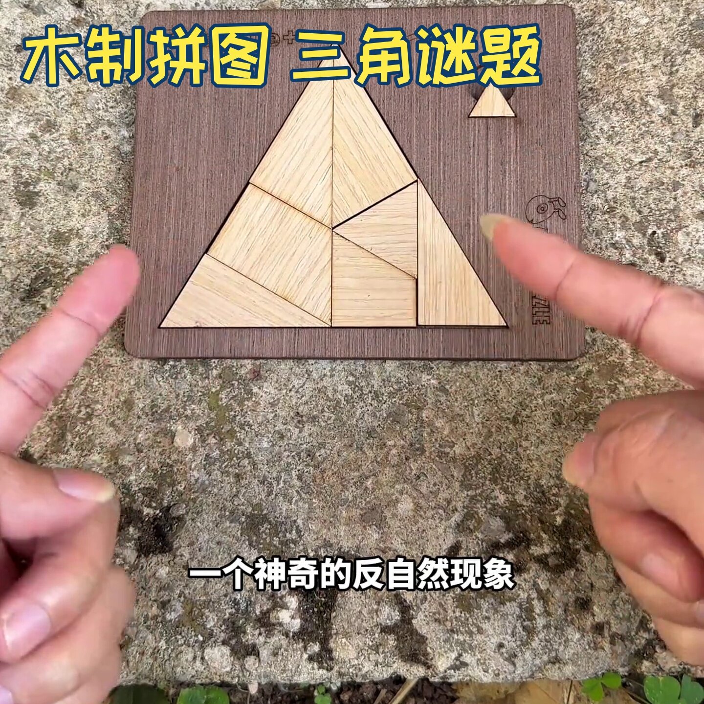 木制拼图谜题思维训练跨境新款益智玩具十级难度挑战不可能网红同
