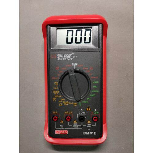 RS PRO IDM91E 手持式万用表, 替ISO-TECH IDM91E, 交直流600V1