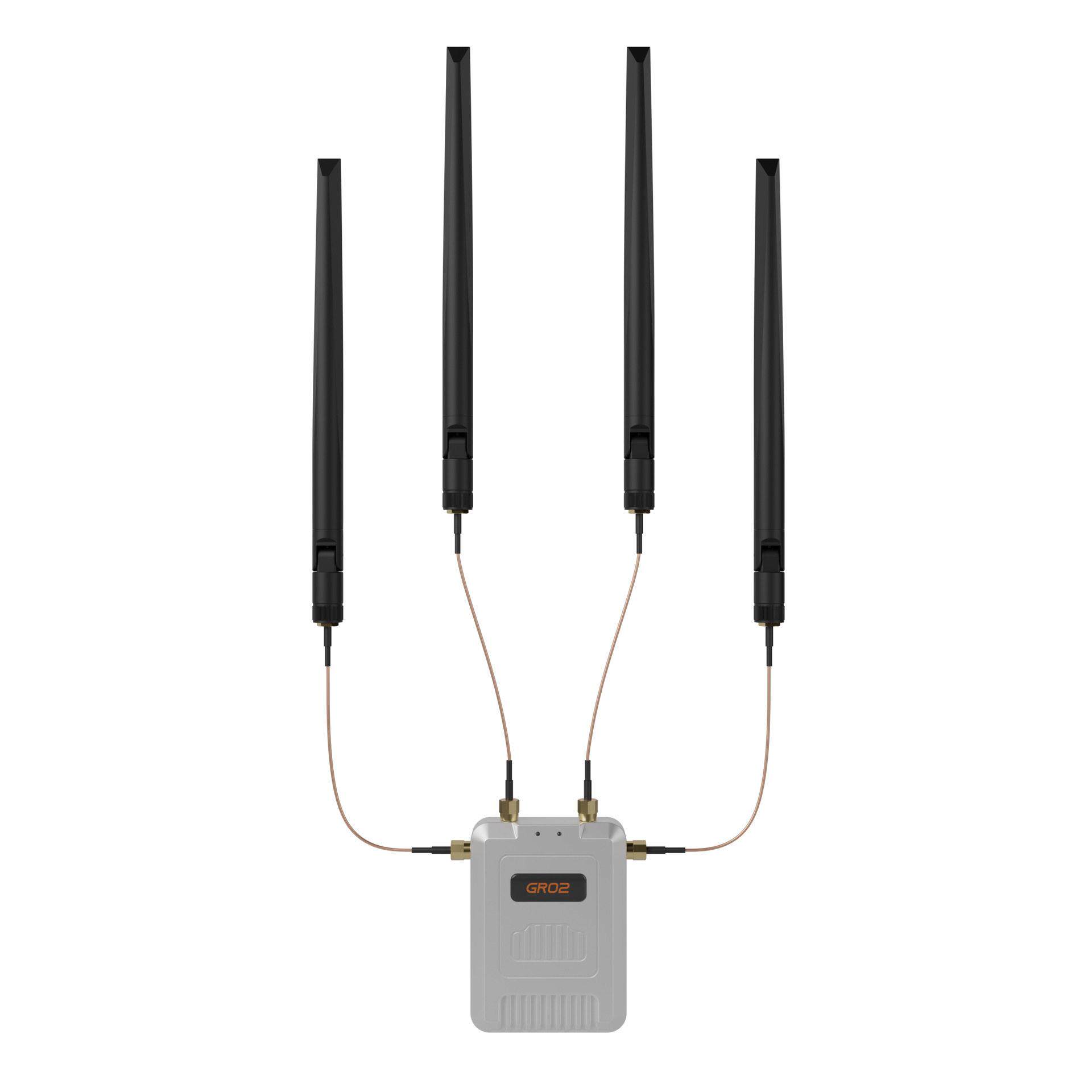 SKYDROID云卓GR02双模块空中接力接收机接口丰富2.4GHz/5.8GHz