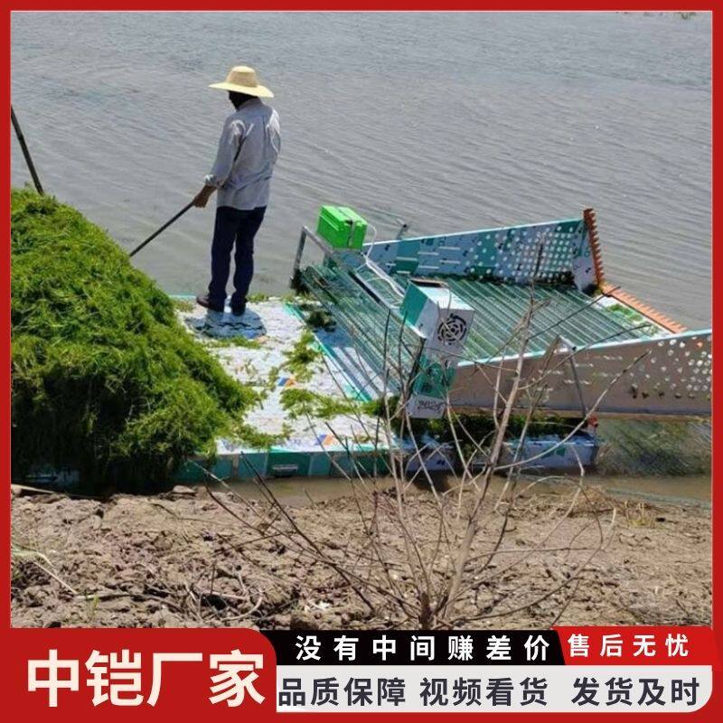 河道水面保洁打捞船水葫芦水草浮萍割草船湖面无人水草清洁船