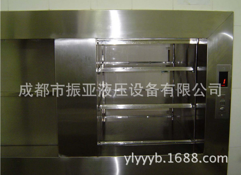 定做曳引机式钢丝绳传菜机/杂物电梯/酒店液压电动窗口式食物餐梯