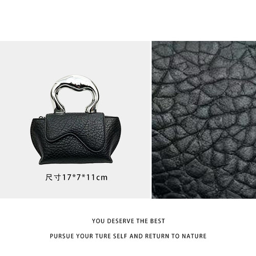 【尚恩】&Fashion-TF-5747-黑色-原厂进口皮休闲百搭斜挎包