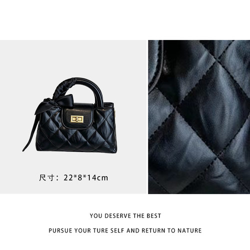 【尚恩】&Fashion-TF-5769-黑色-原厂进口皮休闲百搭斜挎包