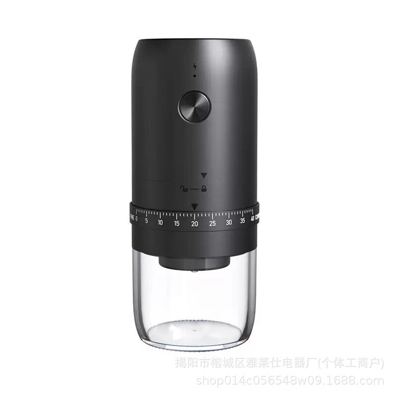 手磨咖啡磨粉机充电咖啡研磨器电动磨豆机便携式家用手动摇咖啡机