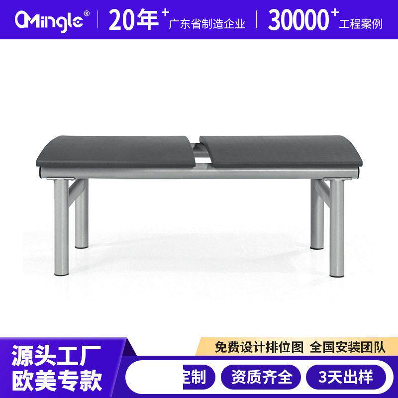三人位排椅机场不锈钢长椅子医院等候诊椅公共联排休息座椅输液椅