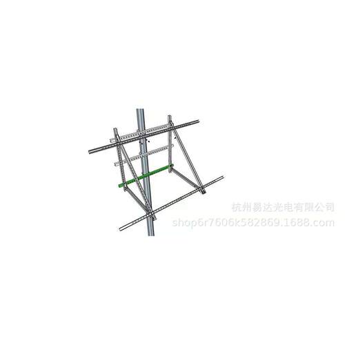 【年销量3000万】太阳能抱杆光伏支架4块250W全套含抱箍稳定可靠