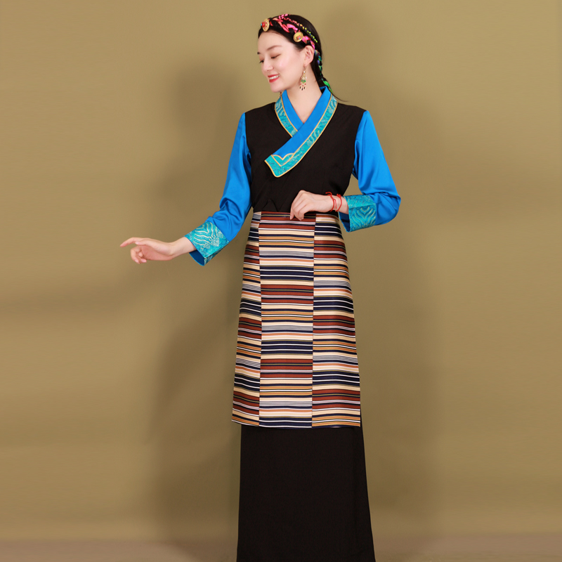 纤沫女装民族风藏装西藏服博拉