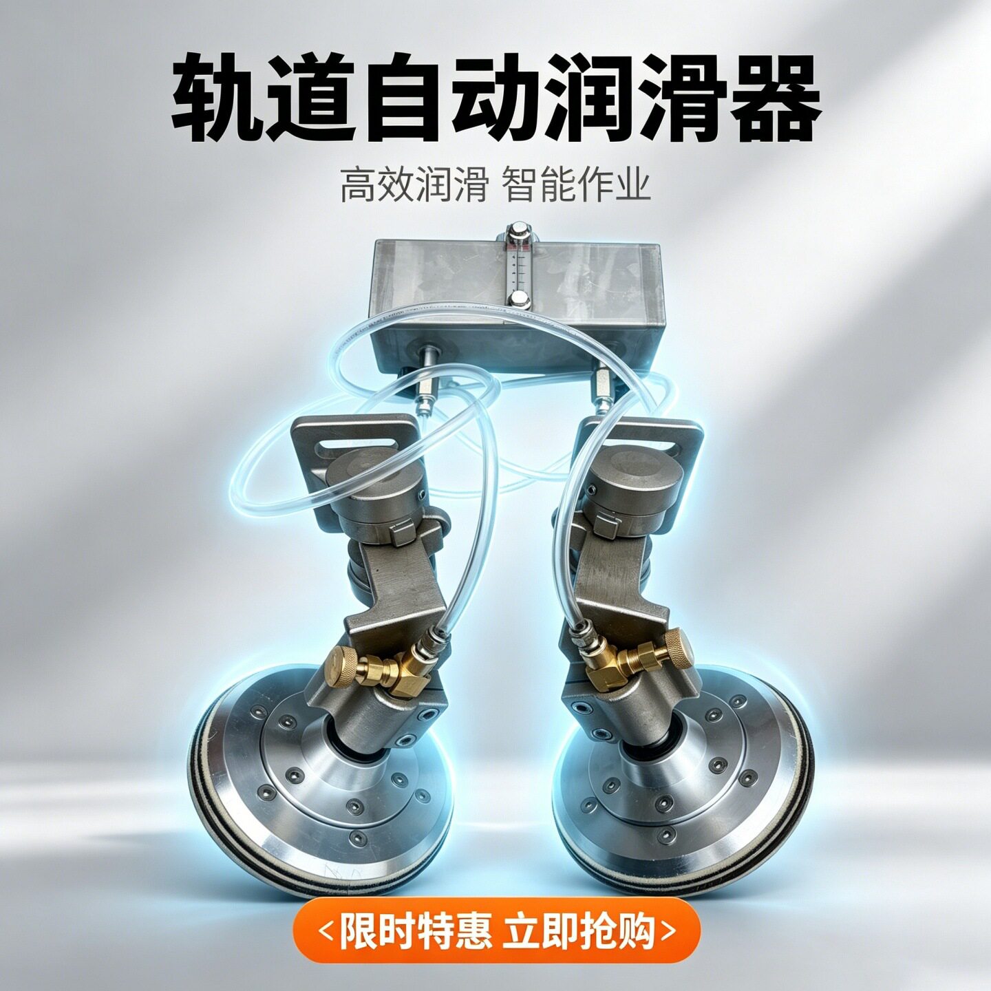 双轮钢轨涂油装置铁路火车轨道自供油润滑设备轨道自动润滑器