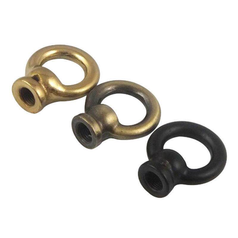 加强铁吊环大型吊灯承重钩吊钩35#铁钩金属挂钩尾牙M10灯具五金件