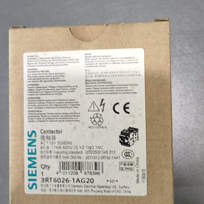 议价接触器3RT6026-1AG203RT6028-1AG203RT6027-1AG20