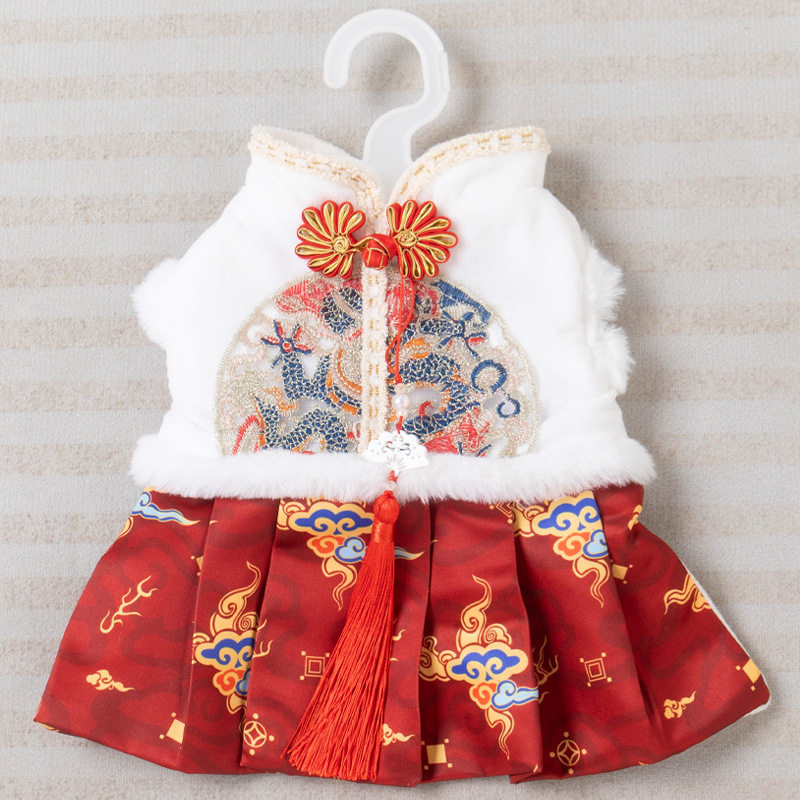 秋冬衣服中式公主唐装宠物服装