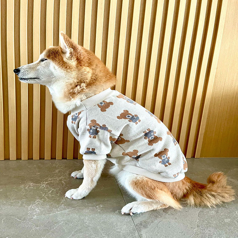 宠物衣服秋冬潮牌大型犬狗狗毛衣小型犬比熊泰迪柯基金毛巨贵保暖