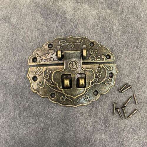 花边搭扣小箱扣木箱木盒工艺品盒礼品盒化妆品盒配件锌合金小搭扣