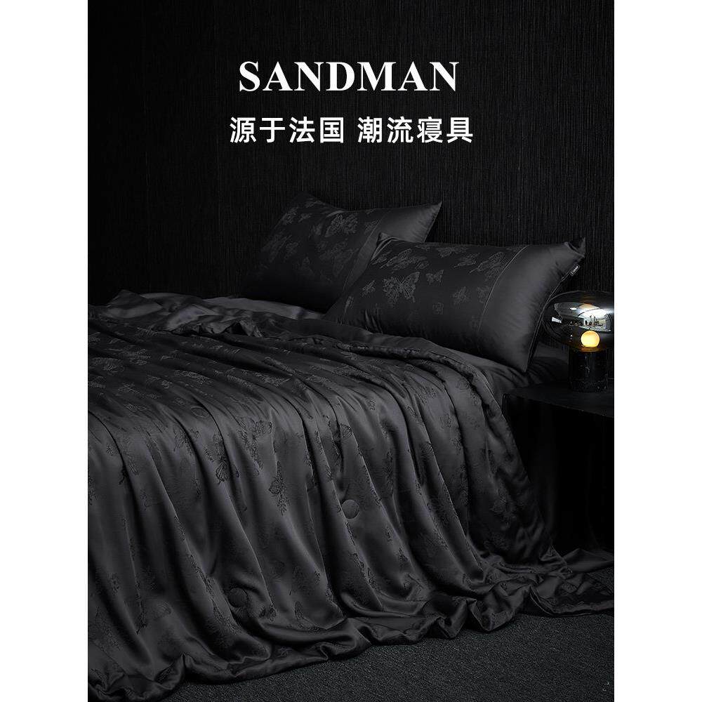 睡魔黑金毛皮夏季降温被天丝空调被夏季薄被单和双可机洗