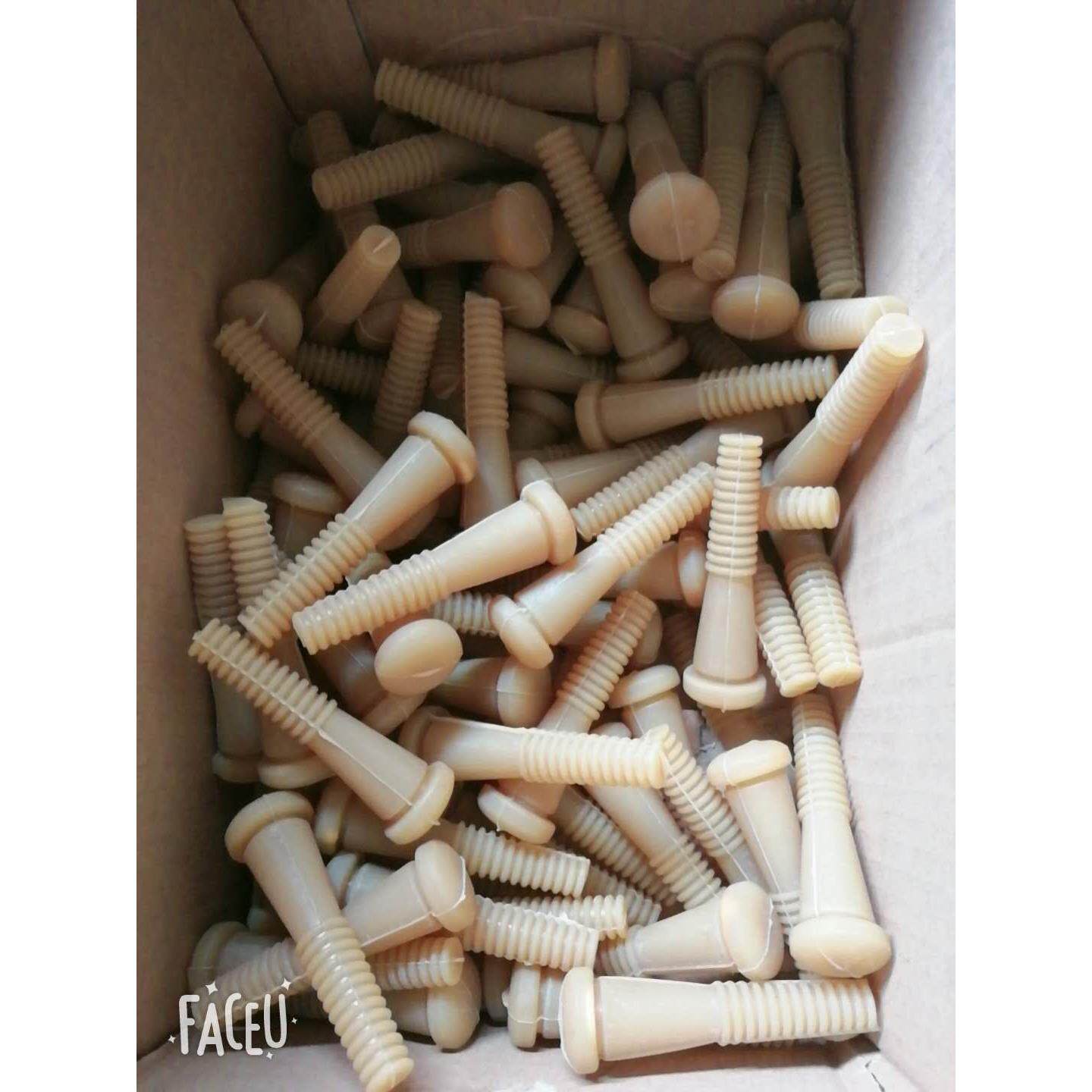 耐磨纯牛筋鸡鸭鹅脱毛棒打毛棒家禽橡胶棒玉米粒天然螺纹状拔毛棒