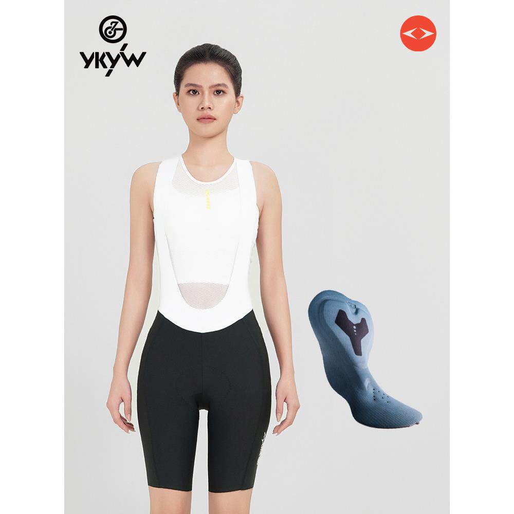 YKYWBIKE双箭头坐垫骑行服短裤磁吸快拆背带女款夏季公路山地车