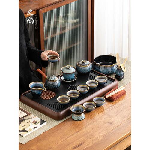 景德镇功夫茶具家庭客厅防烫边把茶壶茶杯2025新款礼盒
