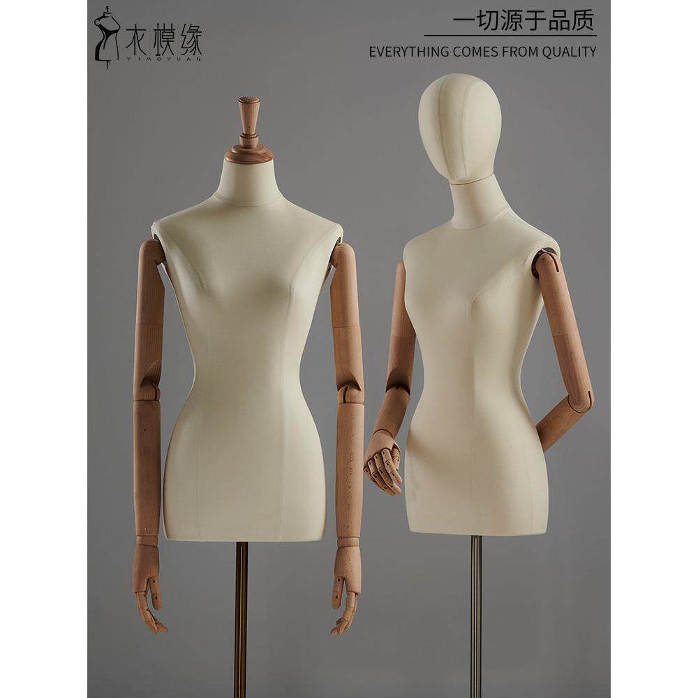 服装店模特展示架子假人偶全女装婚纱衣服橱窗人体半身模特道具女