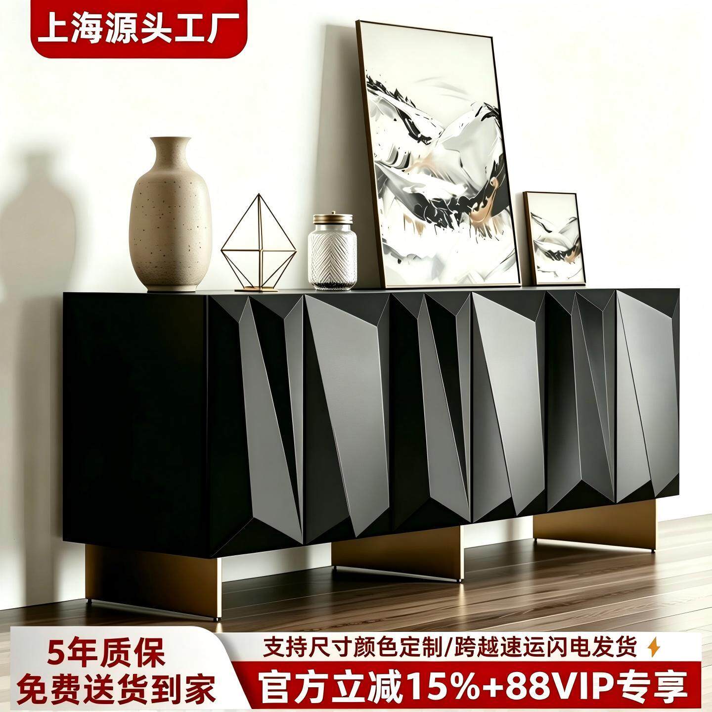 意式极简烤漆餐柜入户玄关柜鞋柜现代简约收纳柜收纳柜装饰柜