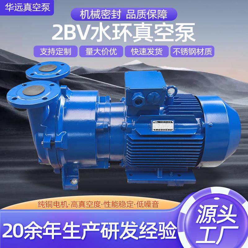 2BV水环式真空泵真空水循环大吸力工业用耐腐蚀高真空抽气压缩泵