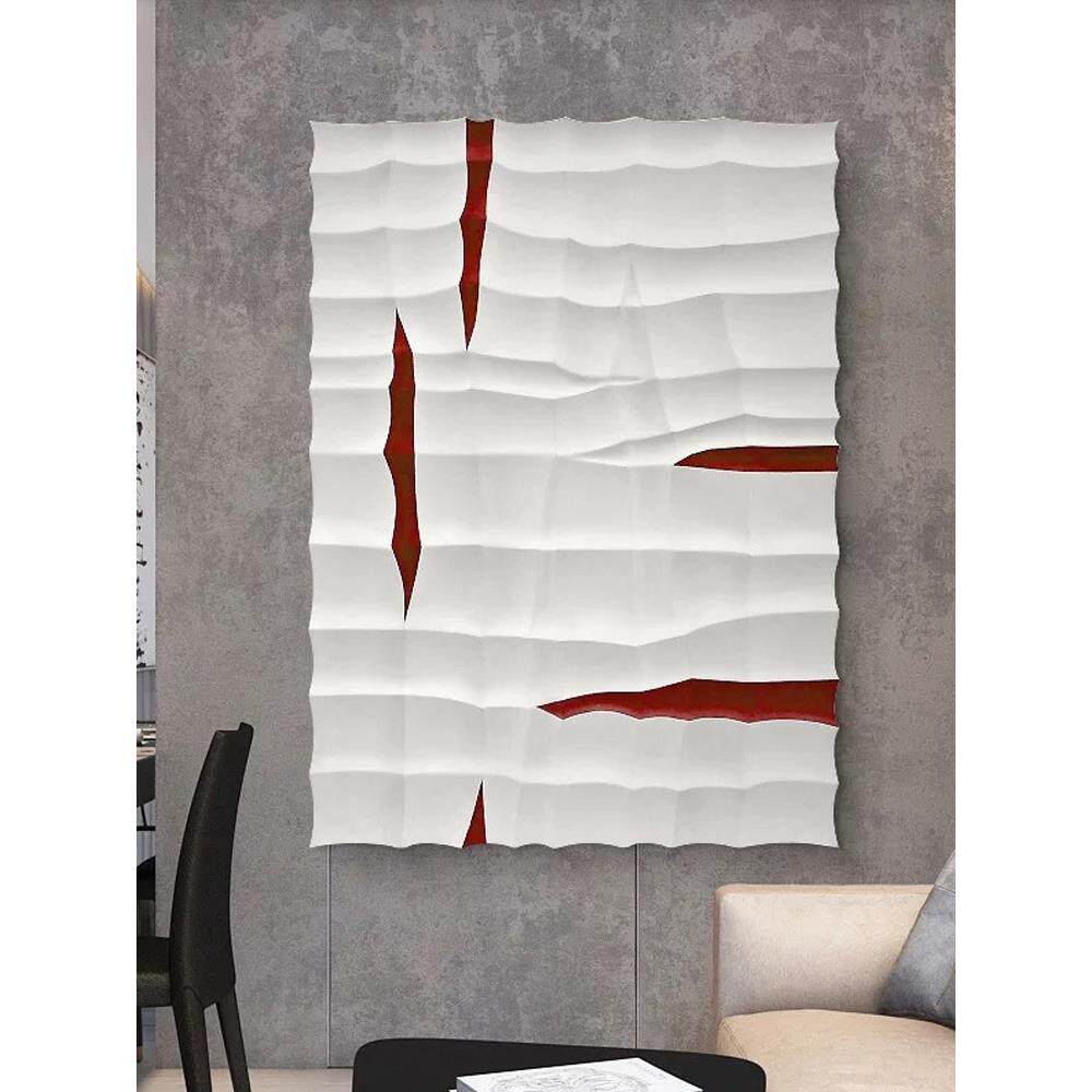 现代简约装饰画样板房浮雕纹理木雕立体壁画沙发背景客厅卧室挂画