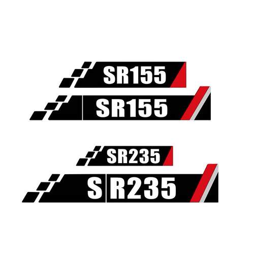 三一旋挖贴纸SR155 205 235 285 360 405边门型号贴车标