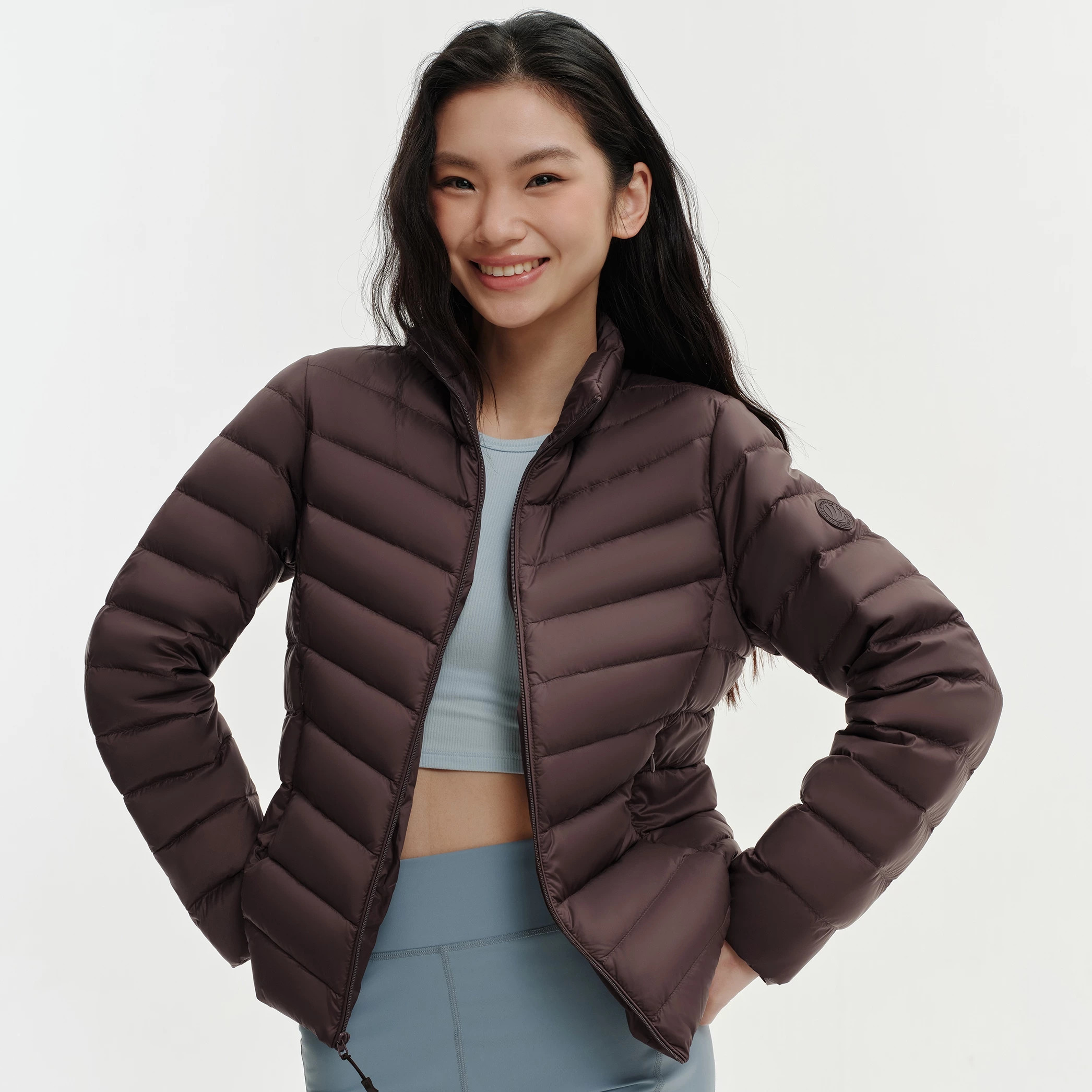 波司登！90绒短款高蓬羽绒服