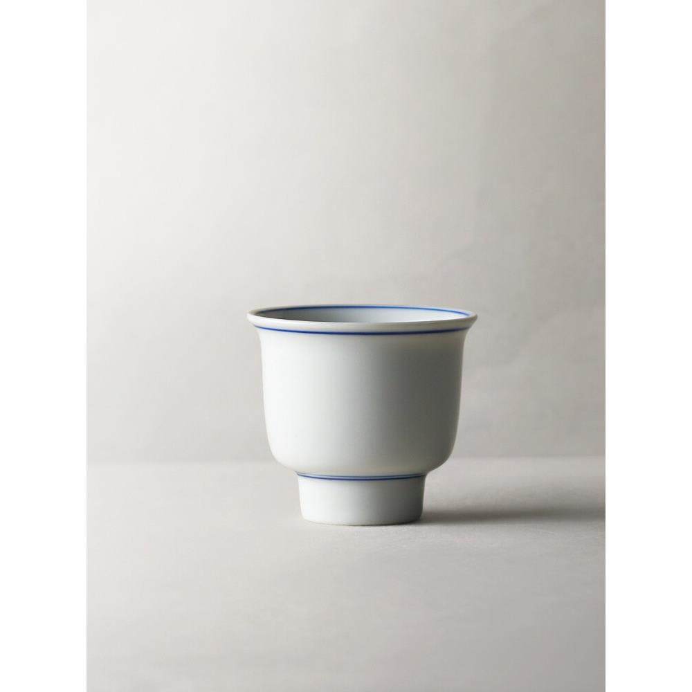 九土景德镇茶杯白瓷品茗杯青花瓷圈覆古功夫茶具单杯定制小主人杯