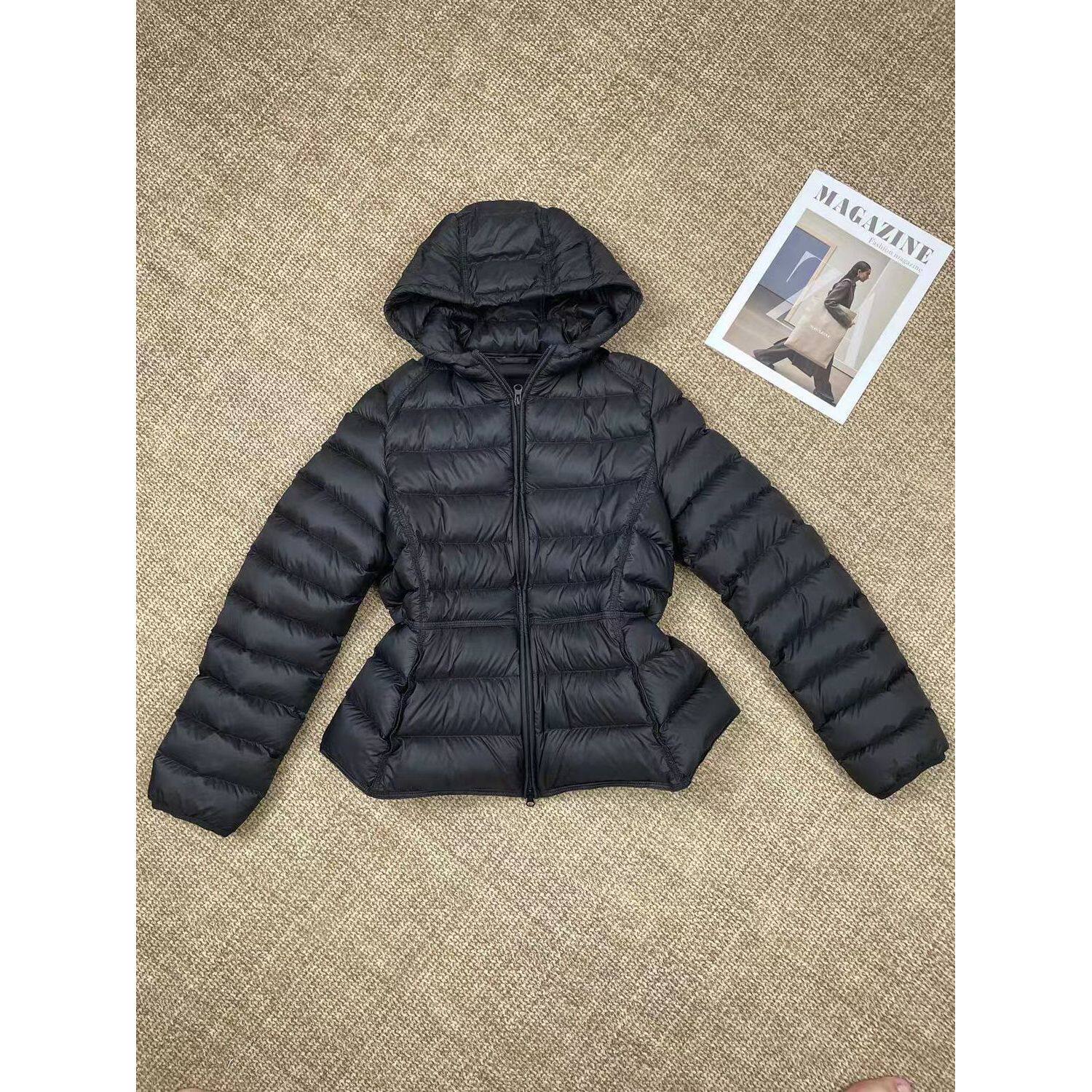 羽绒服女90白鸭绒甜美小个子新款修身收腰显瘦连帽保暖短款外套
