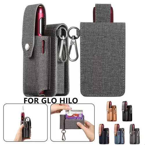 适用GLO HILO便携收纳包GLO保护套烟盒壳双盖头设计glo hilo case