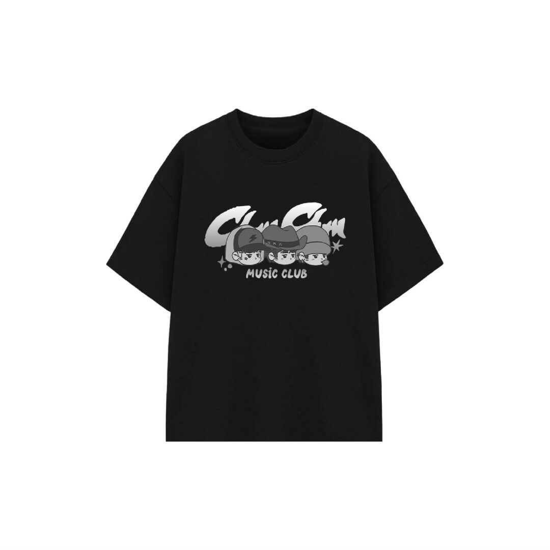 周杰伦官方二次元IP周同学周边 MusicClub 短袖T恤男女同款